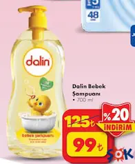 DALİN BEBEK ŞAMPUANI 700 ML